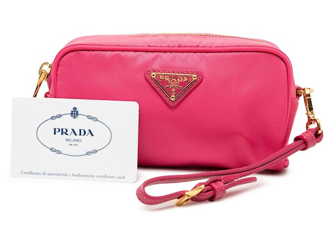 Pochette da polso Tessuto Prada rosa - vista 7