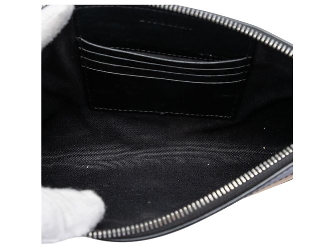 Borsa a tracolla Peyton in tela Mega Check marrone Burberry - vista 4