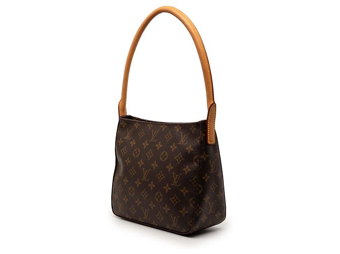 Borsa a tracolla Louis Vuitton Monogram Looping MM marrone - vista 2