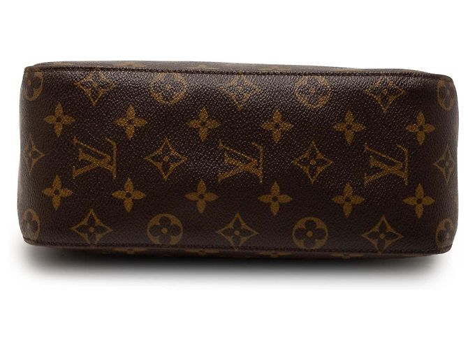 Borsa a tracolla Louis Vuitton Monogram Looping MM marrone - vista 3