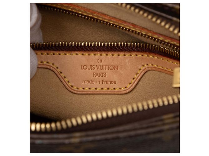 Borsa a tracolla Louis Vuitton Monogram Looping MM marrone - vista 5