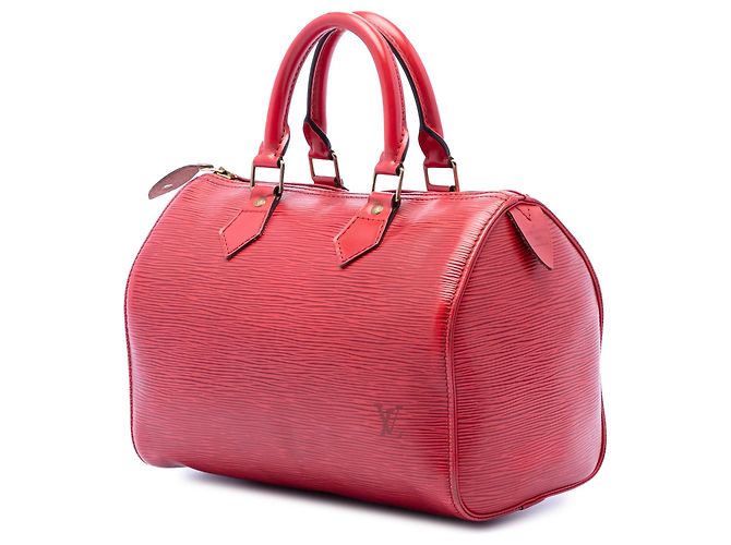 Borsa Boston Louis Vuitton Epi Speedy 30 rossa Rosso - vista 2