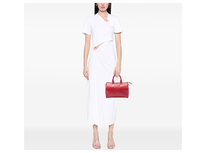 Borsa Boston Louis Vuitton Epi Speedy 30 rossa Rosso - vista 6