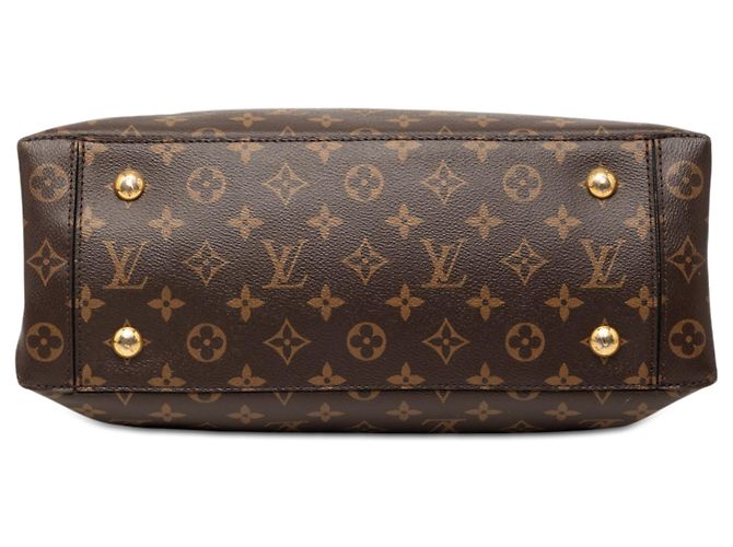 Borsa Tote Louis Vuitton Monogram Flower marrone - vista 3