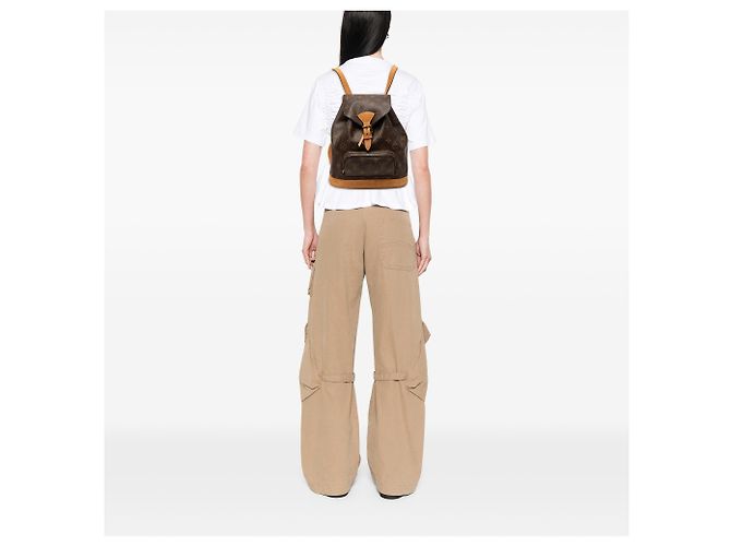 Zaino Louis Vuitton Monogram Montsouris PM marrone - vista 8