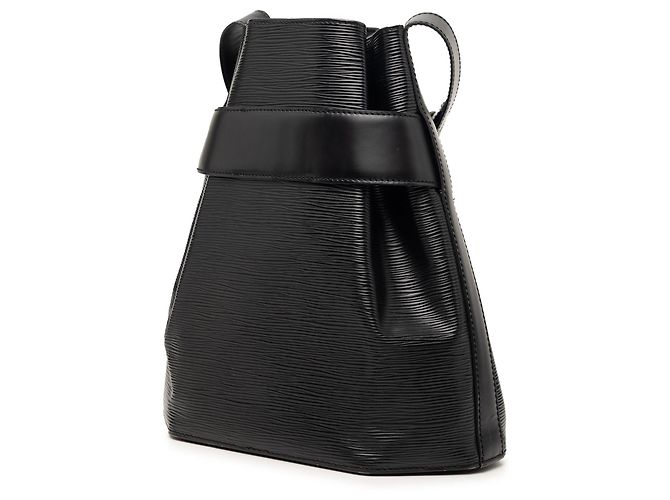 Borsa Bucket Louis Vuitton Epi Sac D Epaule PM nera Nero - vista 2