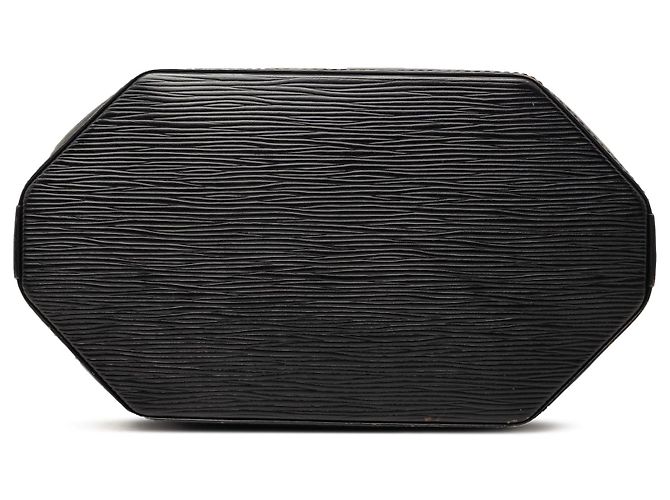 Borsa Bucket Louis Vuitton Epi Sac D Epaule PM nera Nero - vista 3