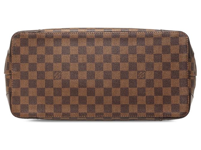 Borsa Tote Louis Vuitton Damier Ebene Hampstead MM marrone - vista 3
