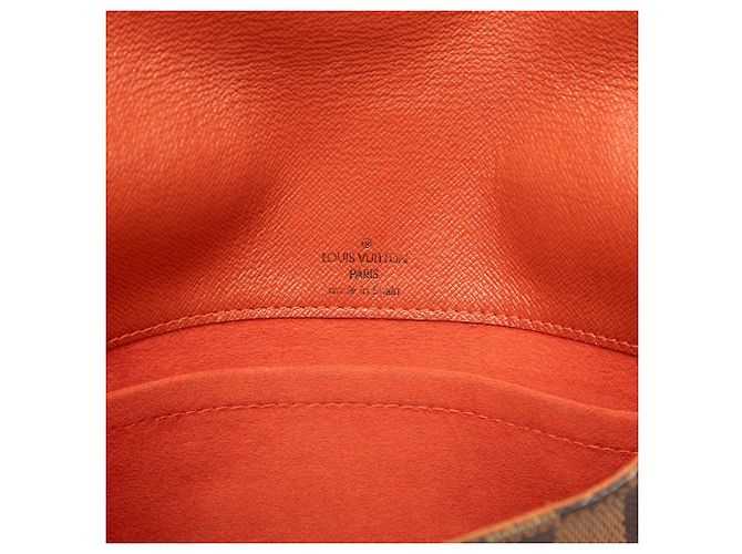 Borsa a tracolla Musette Tango in Damier Ebene marrone Louis Vuitton con tracolla lunga - vista 5