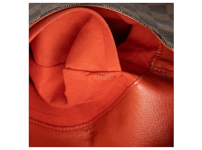 Borsa a tracolla Musette Tango in Damier Ebene marrone Louis Vuitton con tracolla lunga - vista 6