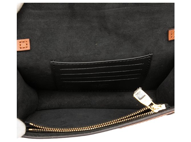 Portafoglio con catena Dauphine Monogram Reverse Louis Vuitton marrone a tracolla crossbody - vista 4
