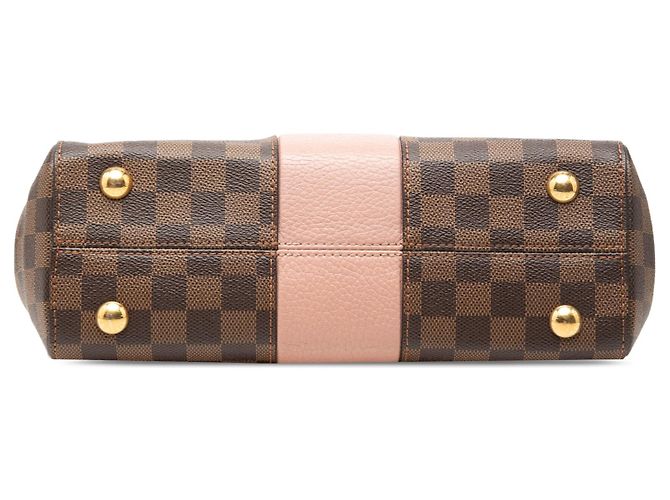 Borsa Louis Vuitton Damier Ebene Bond Street marrone - vista 3
