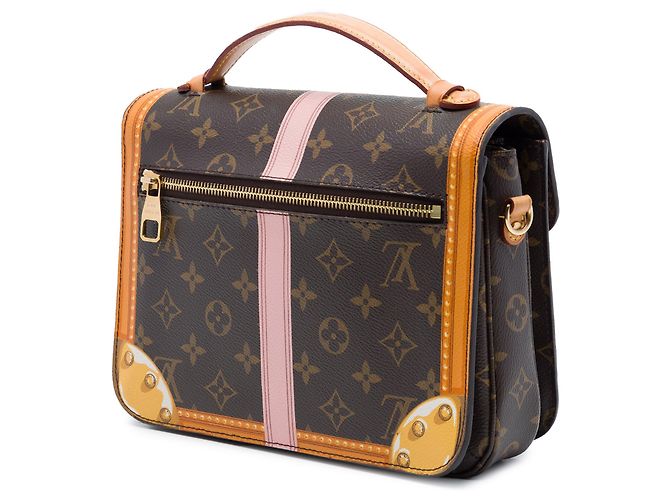 Metis Borsa Satchel Louis Vuitton Monogram Summer Trunks marrone - vista 2