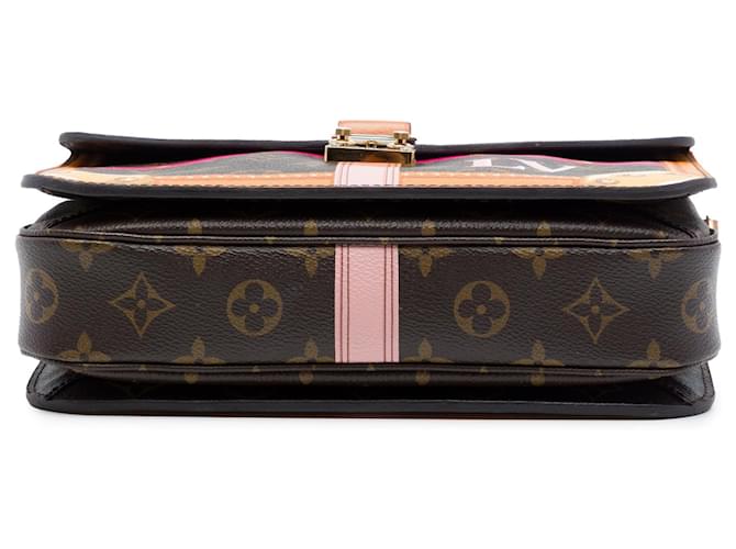 Metis Borsa Satchel Louis Vuitton Monogram Summer Trunks marrone - vista 3