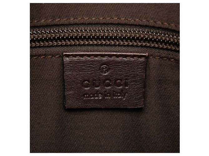 Borsa a tracolla Gucci GG Canvas marrone - vista 5