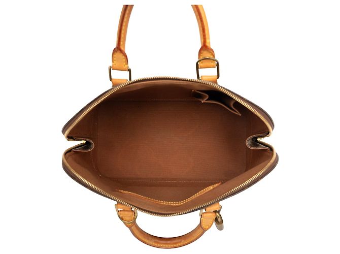 Borsa Louis Vuitton Monogram Alma PM marrone - vista 4