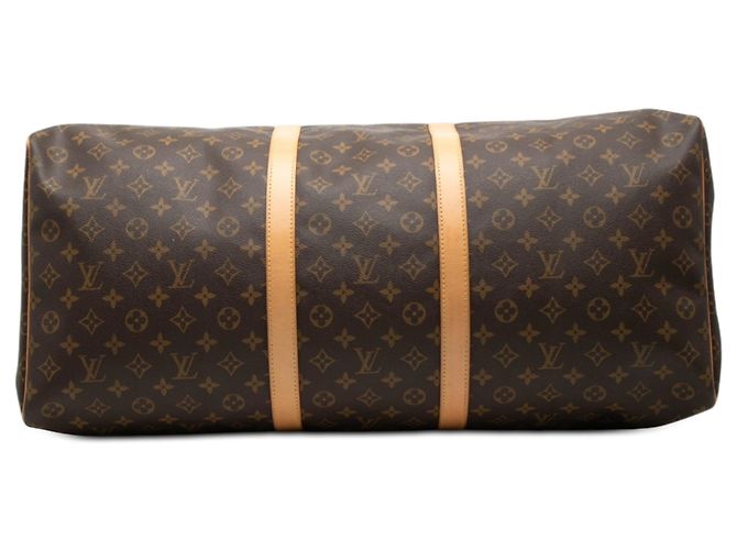 Borsa da viaggio Louis Vuitton Monogram Keepall 60 marrone - vista 3