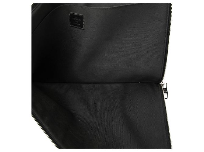 Clutch Pochette Jour GM in Damier Graphite nero Louis Vuitton - vista 4