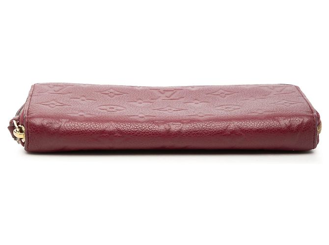 Roter Louis Vuitton Monogram Empreinte Zippy Long Wallet - Ansicht 3