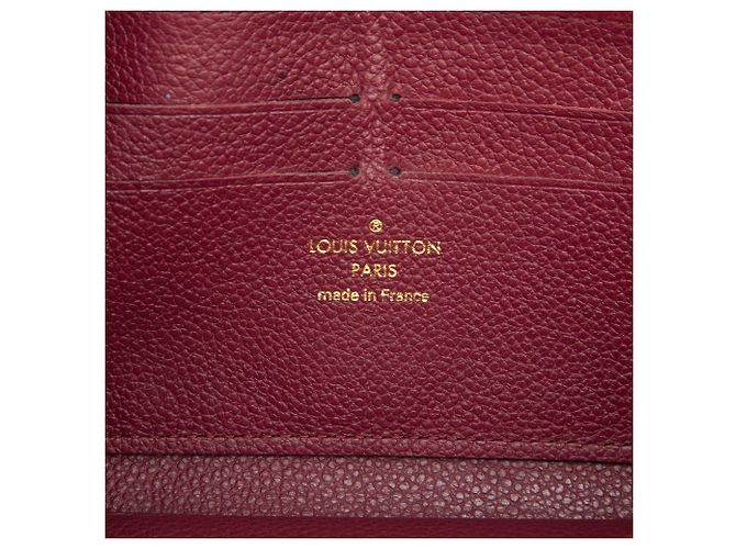 Roter Louis Vuitton Monogram Empreinte Zippy Long Wallet - Ansicht 5