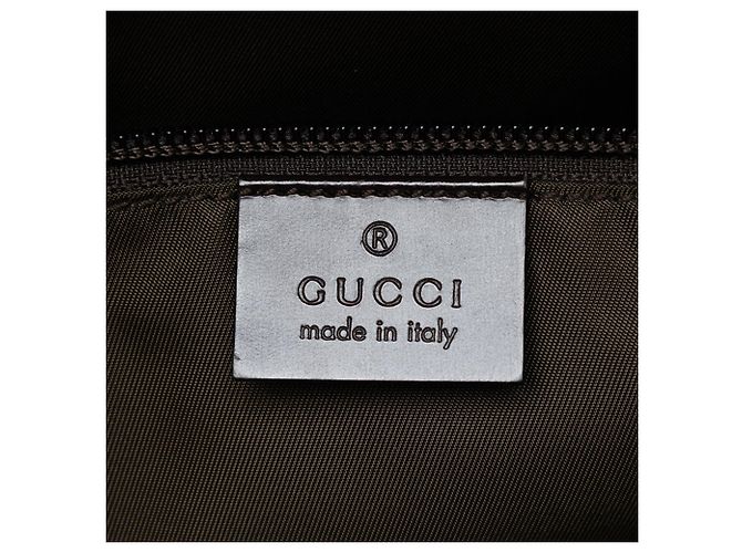 Borsa a tracolla Gucci GG Supreme Interlocking G beige - vista 5
