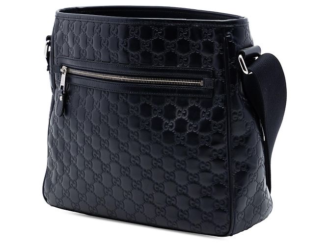 Borsa a tracolla Gucci Guccissima Web nera Nero - vista 2