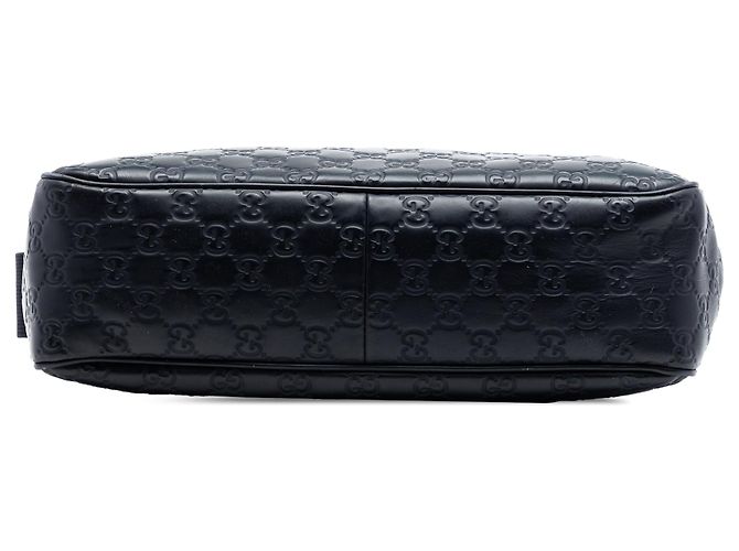 Borsa a tracolla Gucci Guccissima Web nera Nero - vista 3