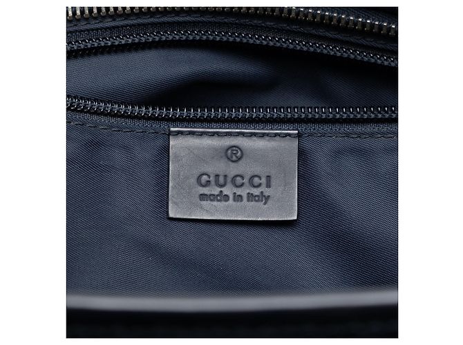 Borsa a tracolla Gucci Guccissima Web nera Nero - vista 5