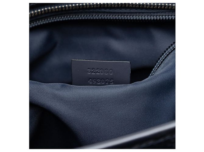 Borsa a tracolla Gucci Guccissima Web nera Nero - vista 6