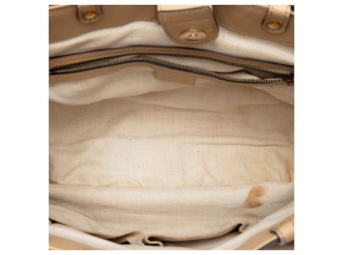 Tote Gucci Guccissima Scarlett beige - vista 4