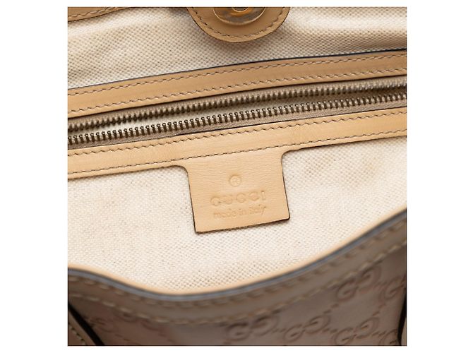 Tote Gucci Guccissima Scarlett beige - vista 5