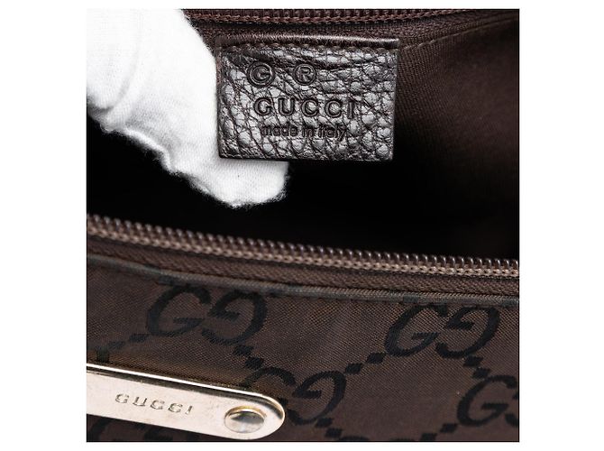 Borsa a tracolla Gucci GG Nylon marrone - vista 5