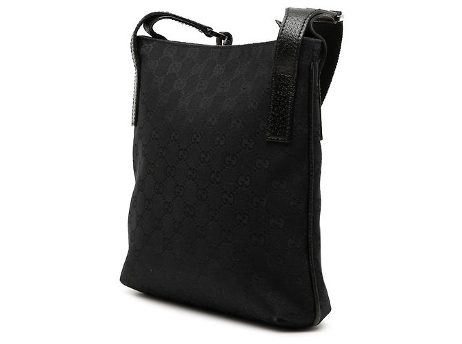 Borsa a tracolla Gucci GG Canvas nera Nero - vista 2