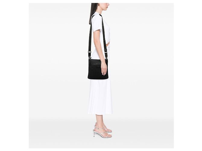 Borsa a tracolla Gucci GG Canvas nera Nero - vista 7