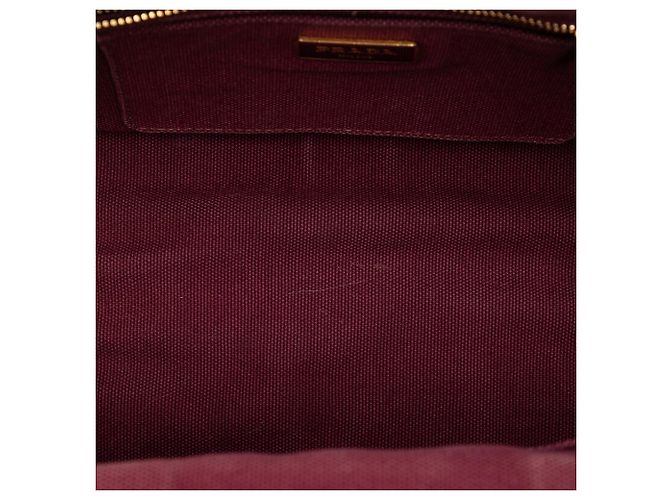 Borsa Prada Small Canvas Canapa Bijoux rossa Rosso - vista 4
