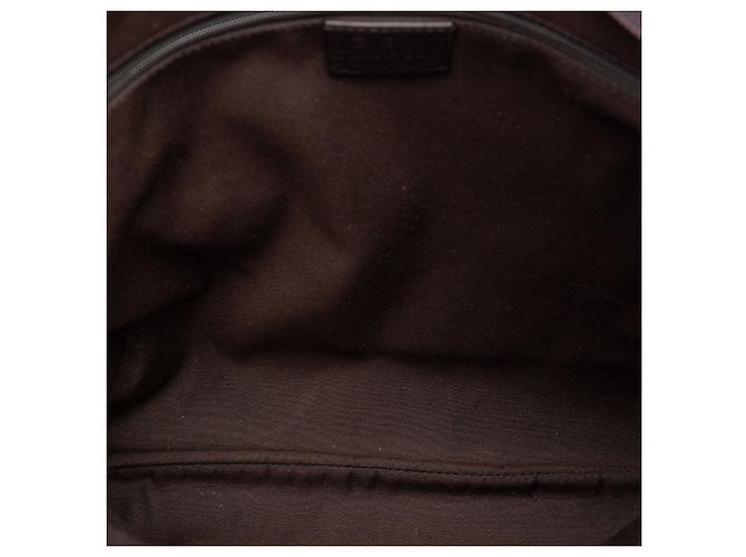 Borsa a tracolla Gucci GG Denim Abbey D Ring marrone - vista 4