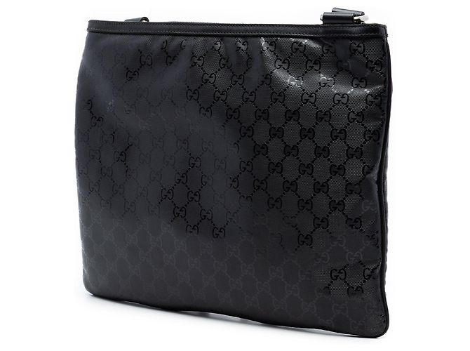 Borsa a tracolla Gucci Fiat 500 Medium GG Imprime Web nera Nero - vista 2