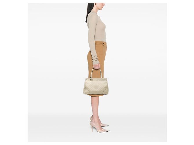 Tote Gucci Guccissima Mayfair marrone - vista 7