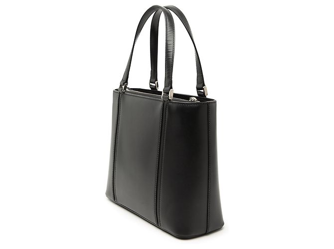 Borsa a mano in pelle nera Burberry Nero - vista 2