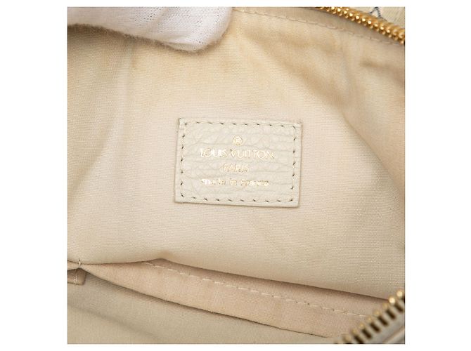 Beiger Louis Vuitton Monogram Mini Lin Croisette Marina PM Satchel - Ansicht 5