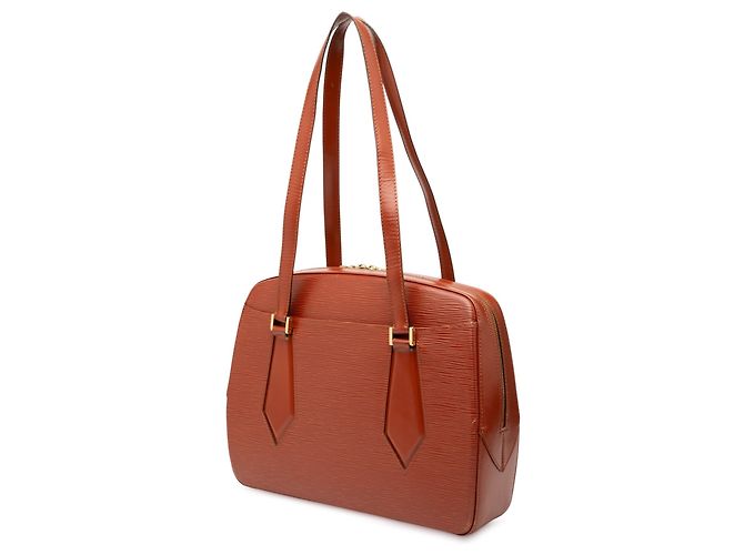Bolso de hombro Louis Vuitton Epi Voltaire marrón Castaño - vista 2