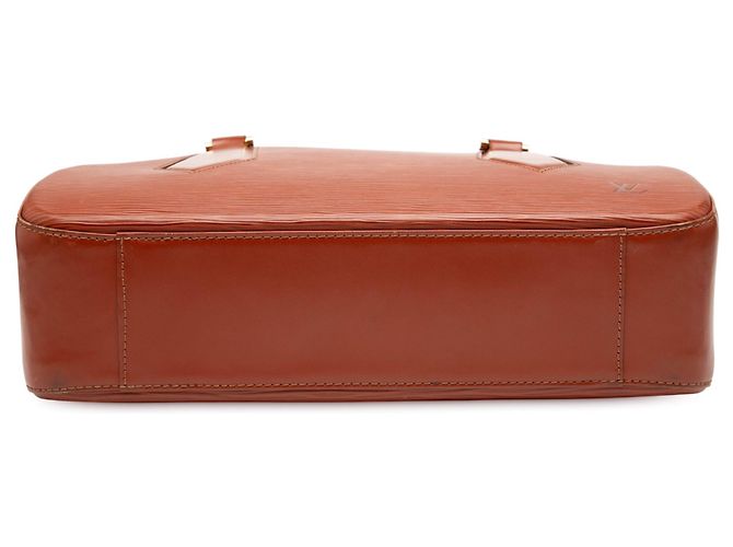 Bolso de hombro Louis Vuitton Epi Voltaire marrón Castaño - vista 3