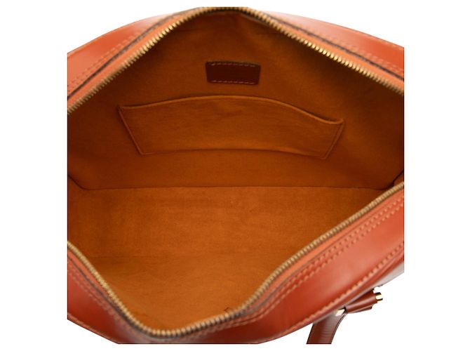 Bolso de hombro Louis Vuitton Epi Voltaire marrón Castaño - vista 4
