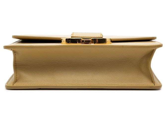 Borsa a tracolla con patta 30 Montaigne in pelle marrone Dior - vista 3