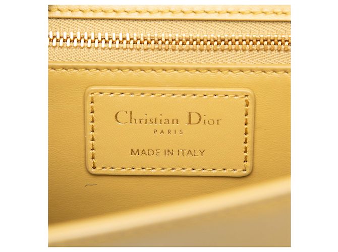 Borsa a tracolla con patta 30 Montaigne in pelle marrone Dior - vista 5