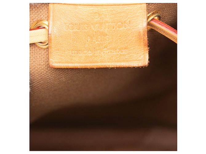 Borsa a secchiello Louis Vuitton Monogram Nano Noe marrone - vista 5