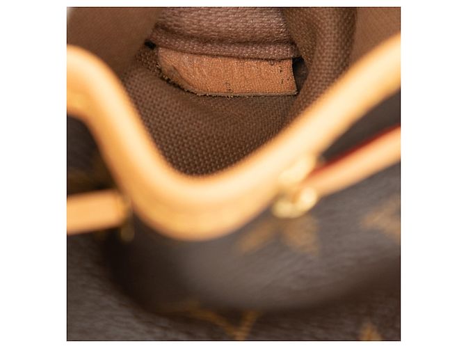 Borsa a secchiello Louis Vuitton Monogram Nano Noe marrone - vista 6