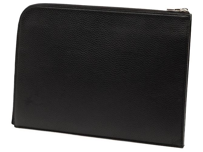 Pochette Jour GM Taurillon Initials Circle nera Louis Vuitton Nero - vista 2