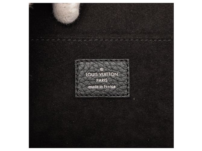 Pochette Jour GM Taurillon Initials Circle nera Louis Vuitton Nero - vista 5