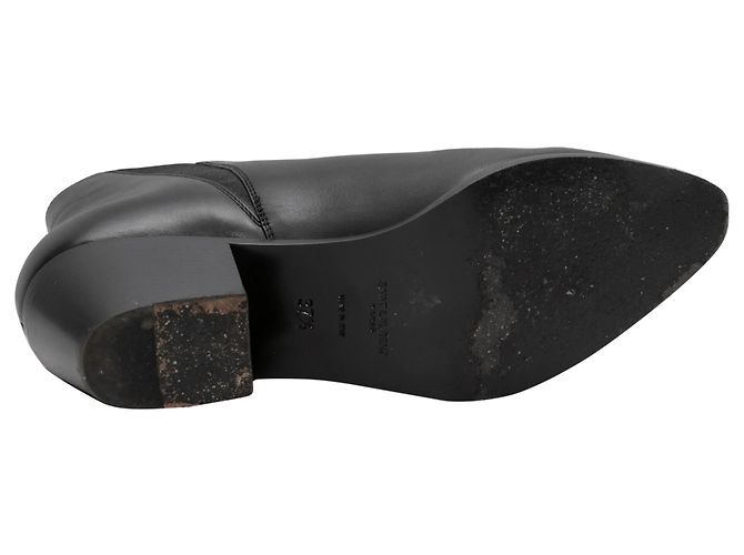 Botines con flecos negros Saint Laurent Wyatt Talla 37.5 - vista 5
